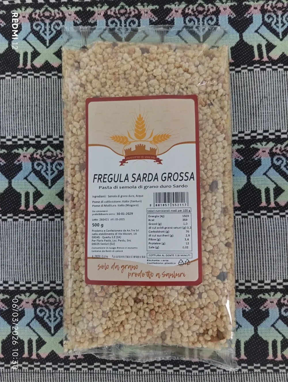 Fregula Sarda Grossa — Azienda Paolo Floris