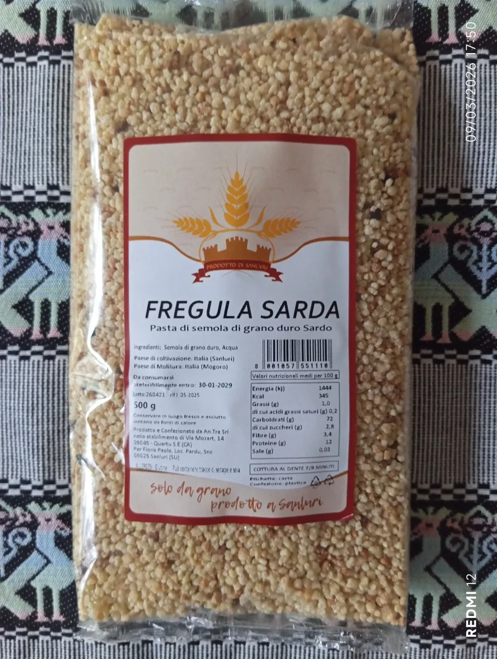 Fregula Sarda Media — Azienda Paolo Floris